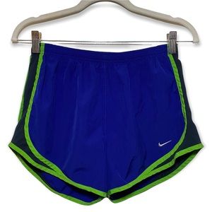 Nike Women’s Running Shorts Blue Green Size Medium